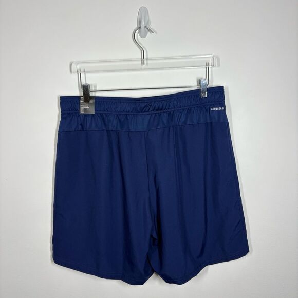 Adidas Mens Size Extra Large XL NWT Solid TR-ES WVC Aeroready Sport Blue Shorts - Picture 5 of 13